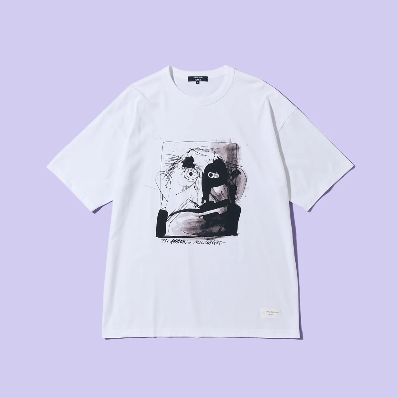 40代男性におすすめのコム デ ギャルソン・オムのラルフ・ステッドマンのグラフィックTシャツ