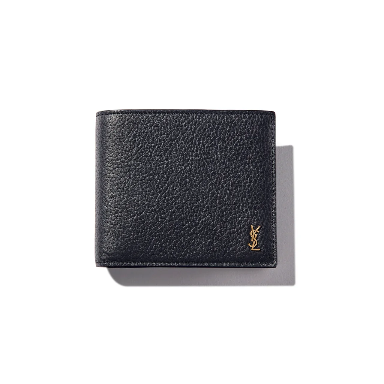SAINT LAURENT|TINY CASSANDRE EAST/WEST WALLET WITH COIN PURSE IN GRAINED LEATHER