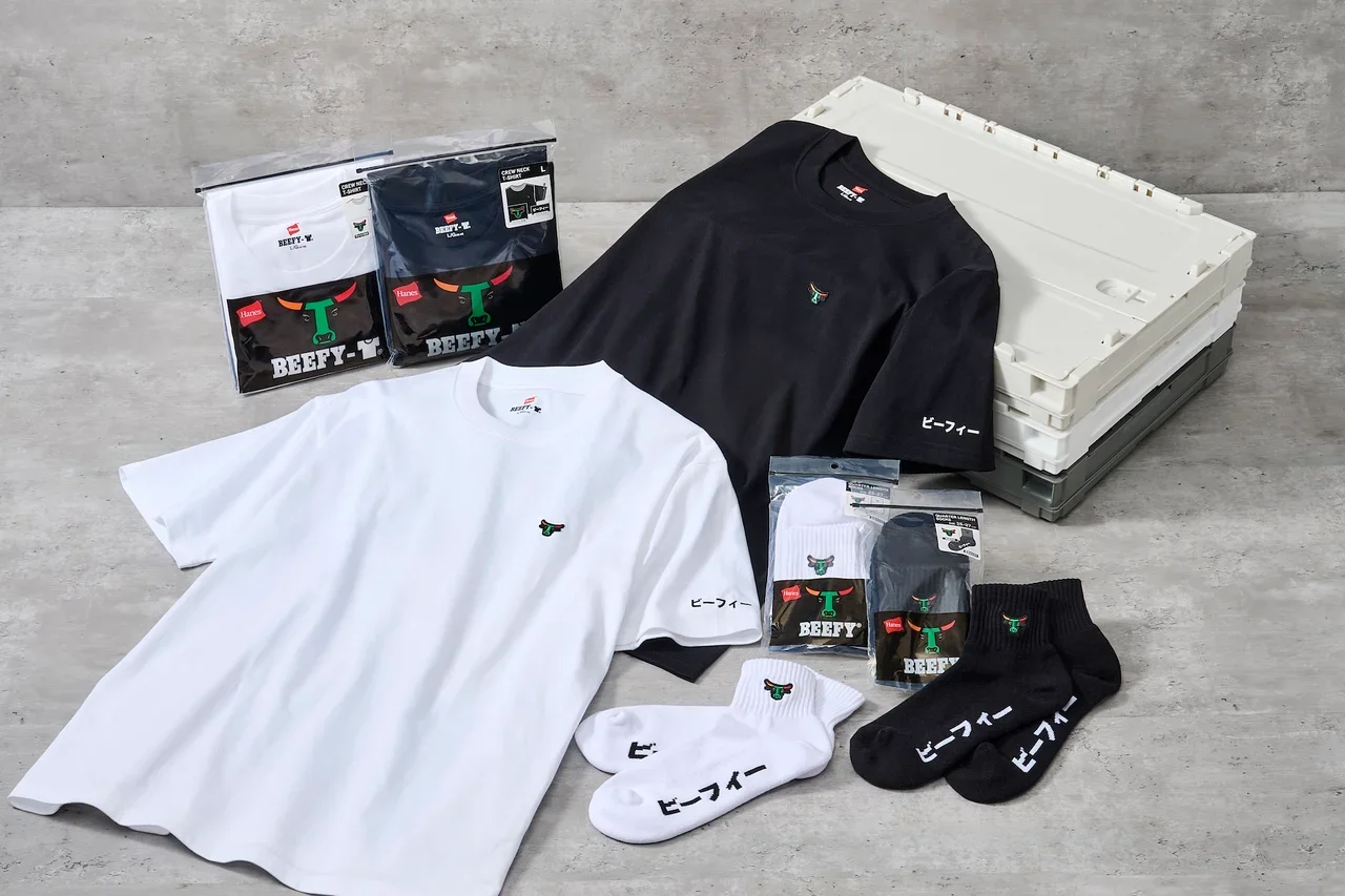 ヘインズの名品「BEEFY-T」がセブン‐イレブンに登場。初コラボのTシャツ＆ソックスは7月11日発売！①