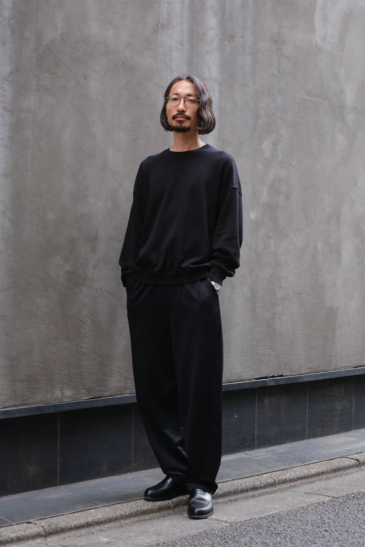 白髪のボブスタイル メンズヘア