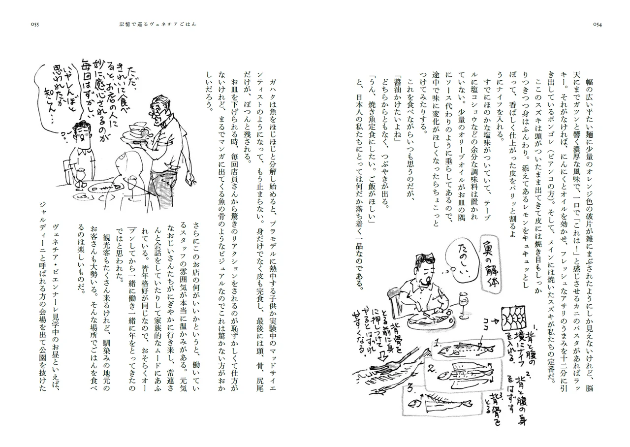 人気画家・山口晃と妻の梅村由美による食の絵日記『ヒゲのガハクごはん帖』 が10月6日より発売中!①