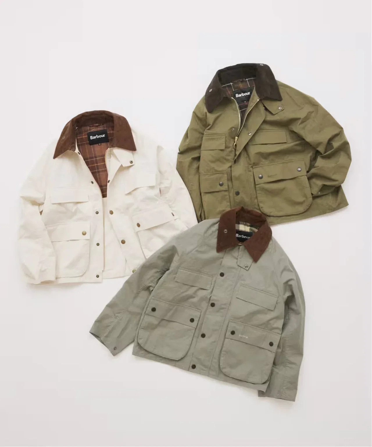 BARBOUR 別注 CROPPED OLD BEDDALE-C/L TWILL