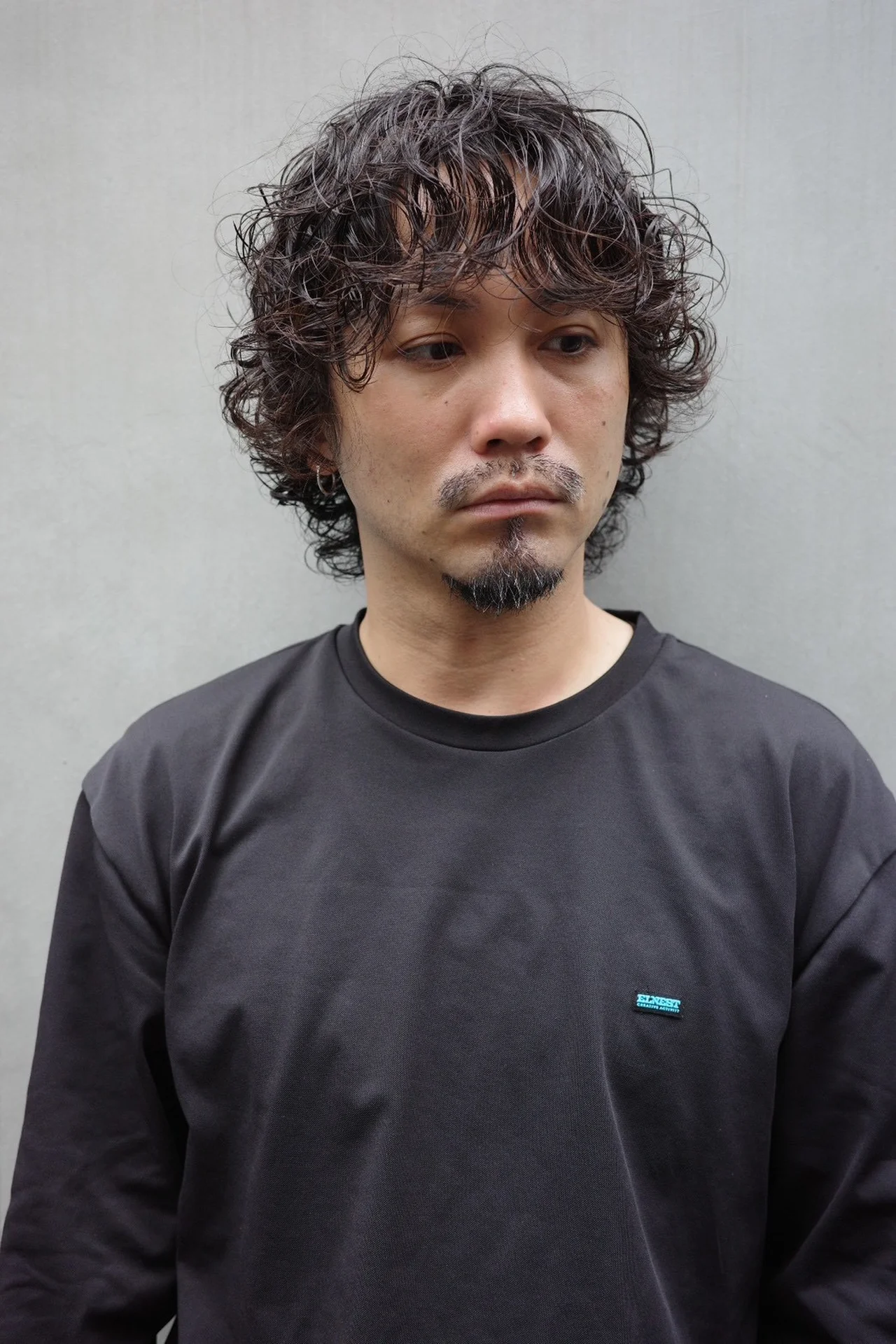 メンズヘア ランダムパーマ