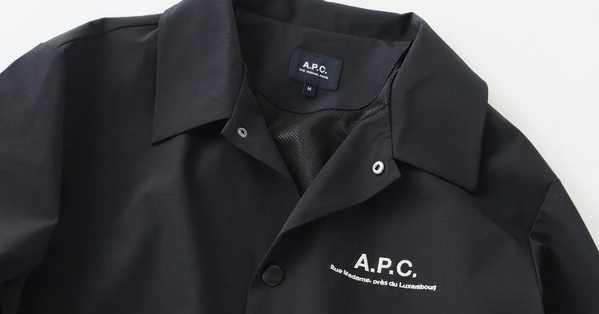 差がつく大人の黒アウター】「A.P.C.」の定番ブルゾンが「ジャーナル
