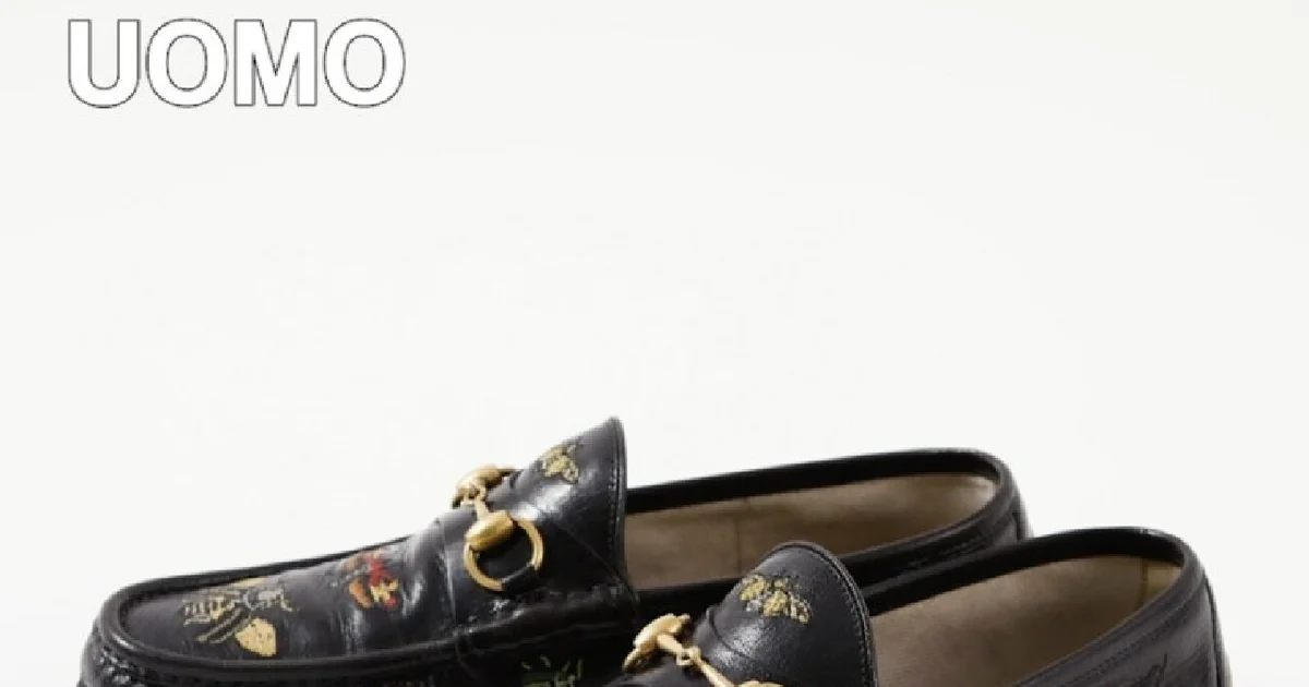 GUCCI タイガーエンブロイダリーローファー　ヨルダーン　クロコダイル　37 GUCCI タイガーエンブロイダリーローファー ヨルダーン クロコダイル