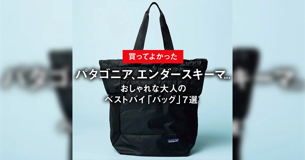 買ってよかった】パタゴニア、エンダースキーマ... おしゃれな大人の 