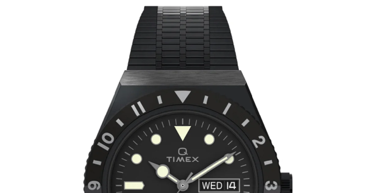 時計 Q TIMEX BLACK Gallery】待望のオールブラックが登場！ 30分で完売した「Q TIMEX」に