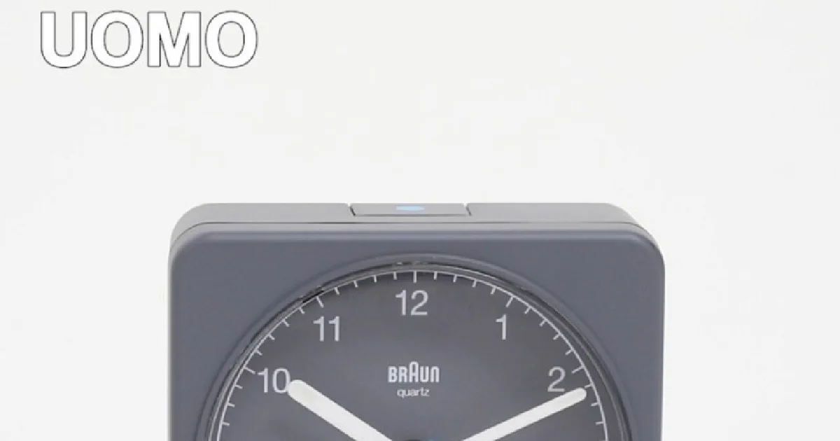 エディター私物BRAUN×FragmentのClassic Travel Analogue Alarm Clock
