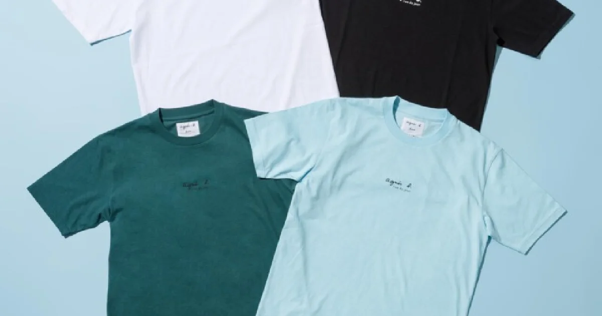 【大人のTシャツ】ちびロゴだから着こなしやすい。アニエスベーの別注T | UOMO