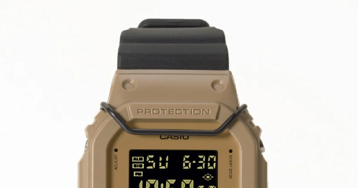 mistergentleman g-shock 別注 CASIO×MISTERGENTLEMAN – ベージュカラーの上品なG-SHOCK DW