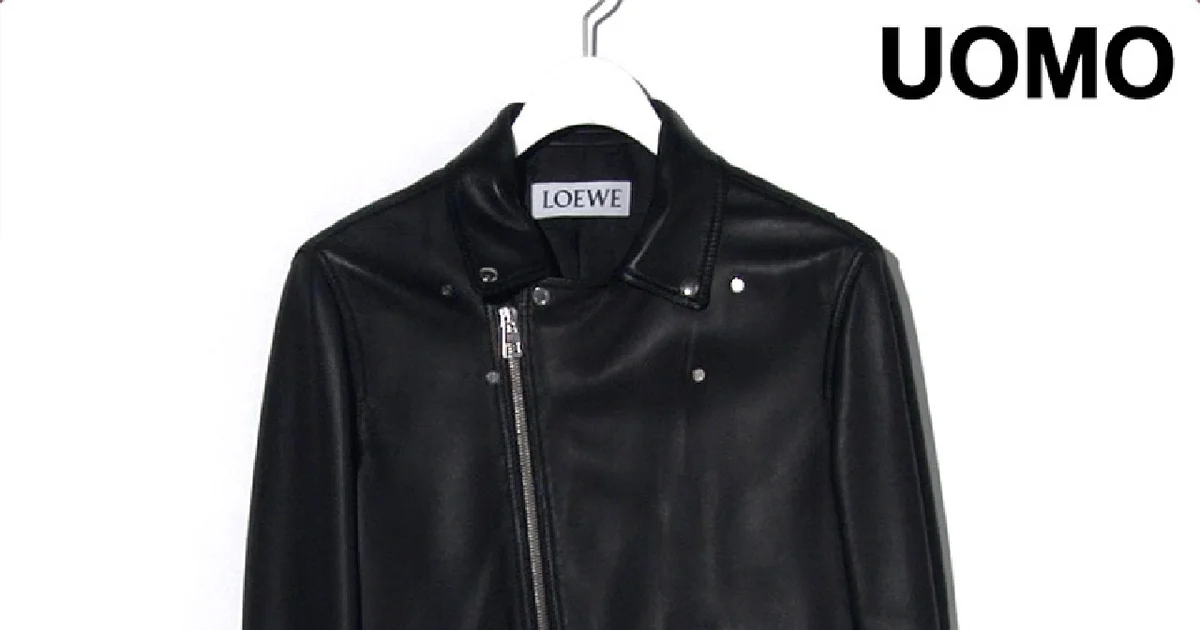 エディター私物LOEWEのライダースジャケット | UOMO