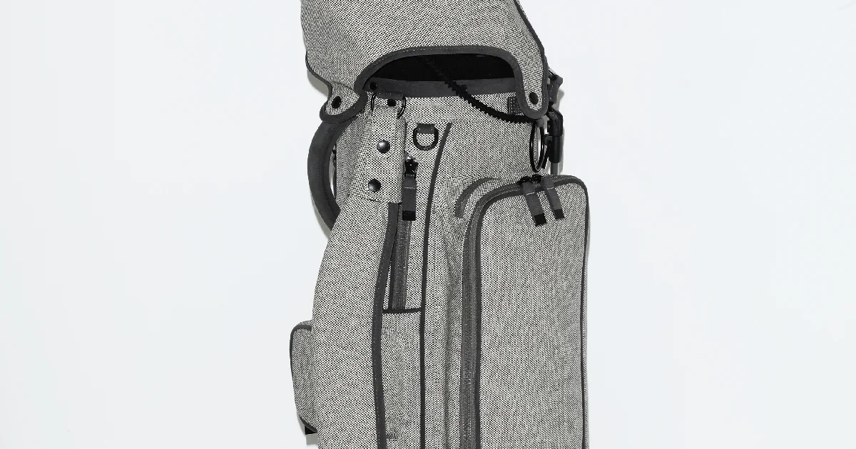 未使用級✨BRIEFING BEAMS GOLF ラウンドバッグ　パッチワーク BEAMS GOLF バイカラー エイトハーフ キャディバッグ(【男性