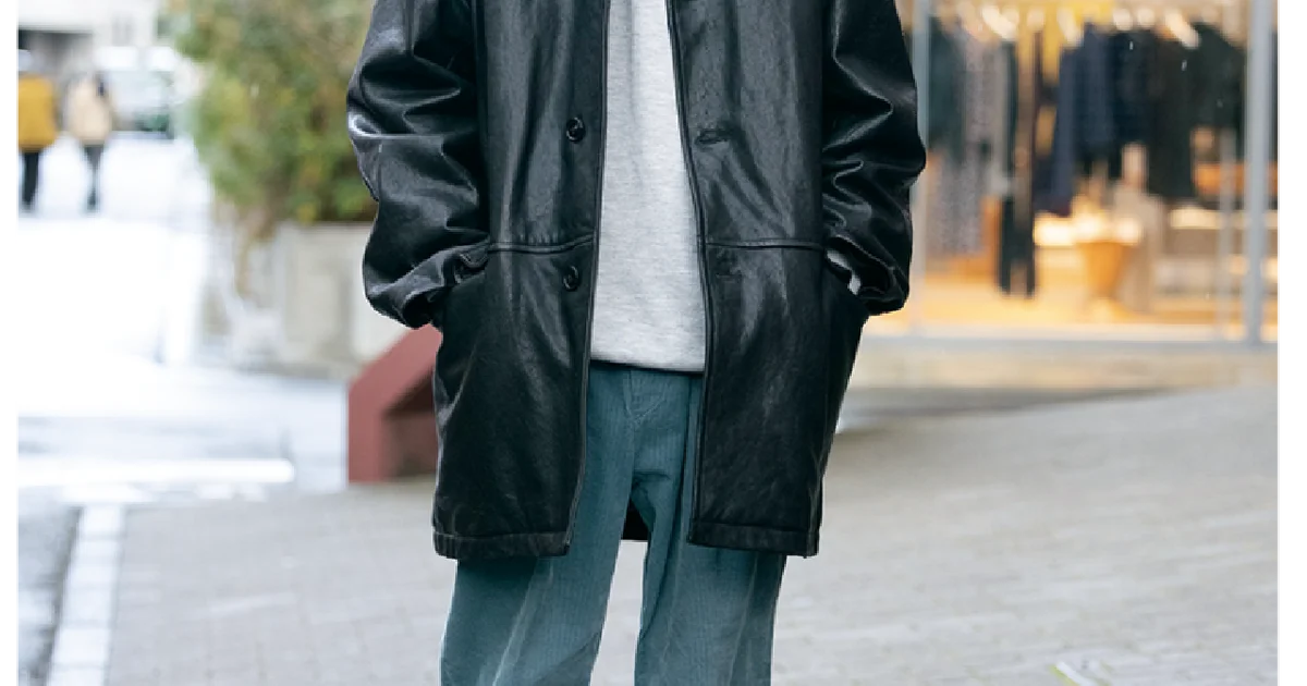 22aw Comoli ラムレザー カーコート サイズ1（COMOLI / コモリ