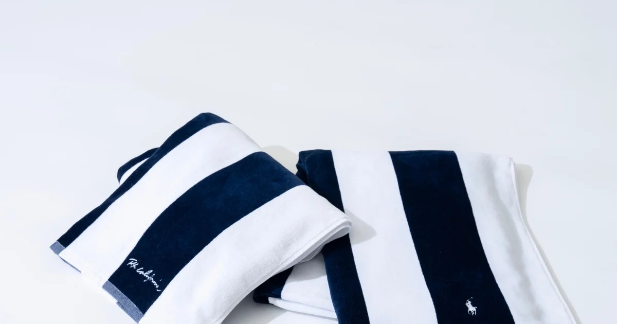 大人のポロ ラルフ ローレン】「ロンハーマン」別注、海やプールで