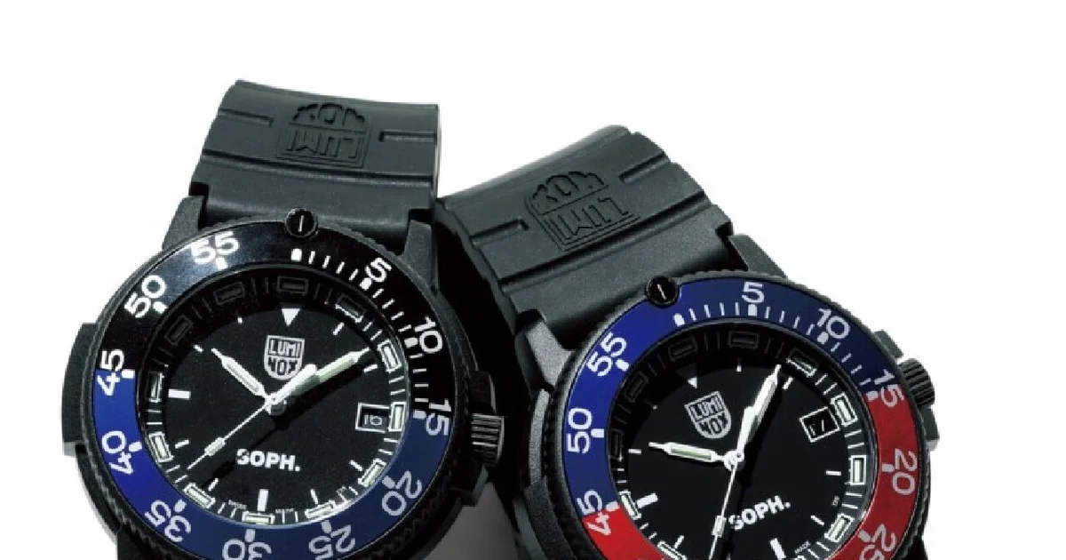 完売必至のダイバーズウォッチ】「ルミノックス×SOPH.」の文化系