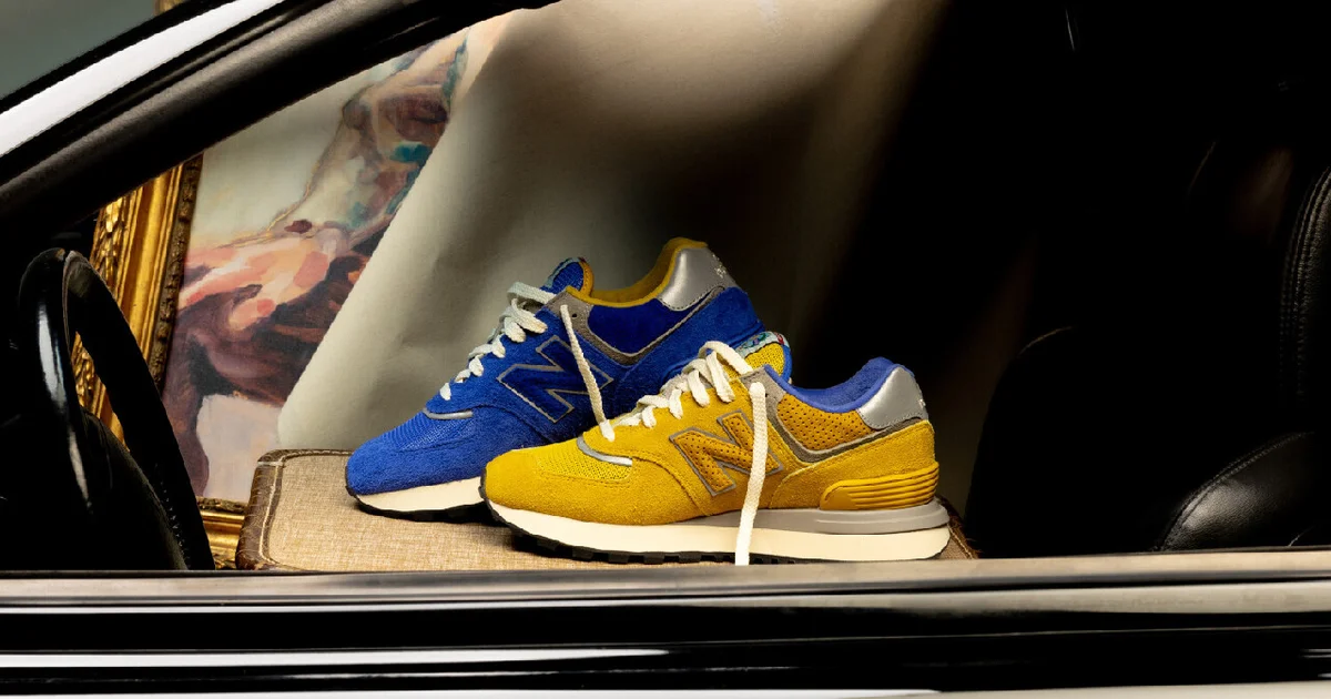 ほぼ未使用★ニューバランス　NB スニーカー574 New Balance 574 緑色 スニーカー - メルカリ