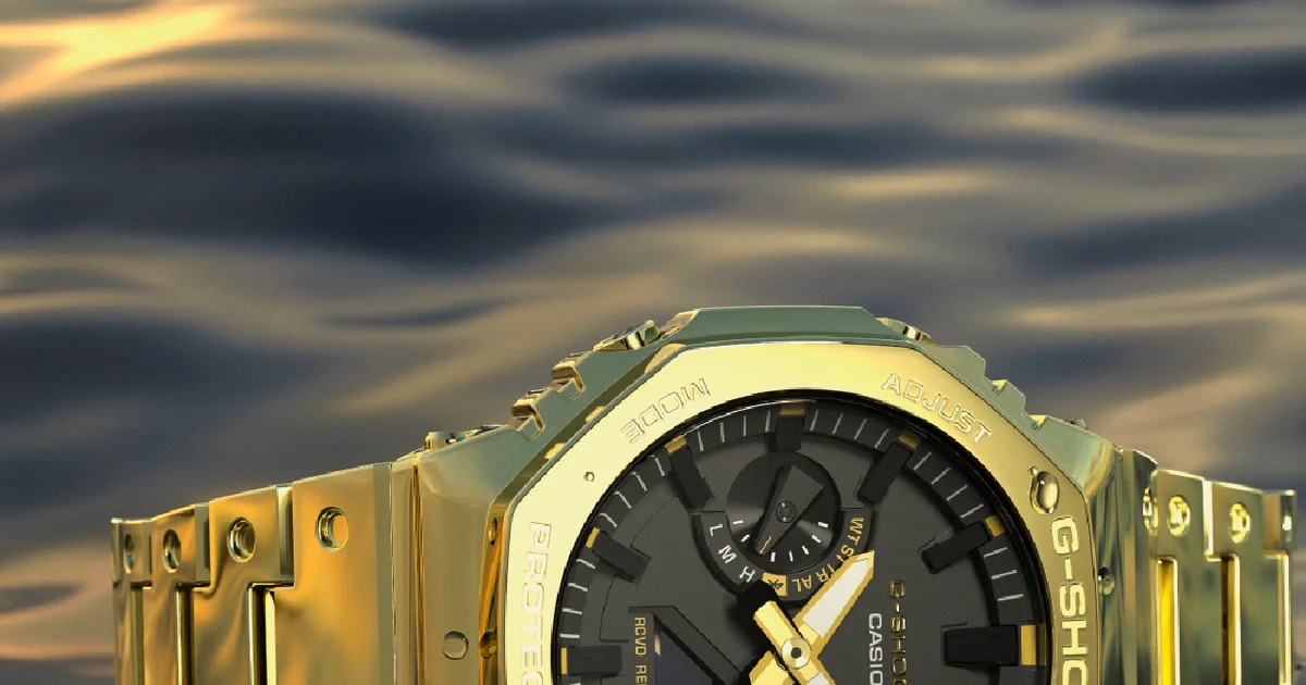 箱あり！【未使用に近い】ジーショック オールゴールド フルメタル 上位高級モデル 大人のGショック】フルメタルモデルにイエローゴールドが登場！ | UOMO