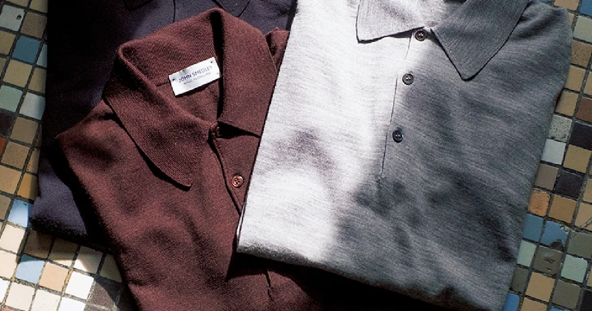 クラシックで完成された名品、ジョン スメドレーのニットポロシャツ | UOMO