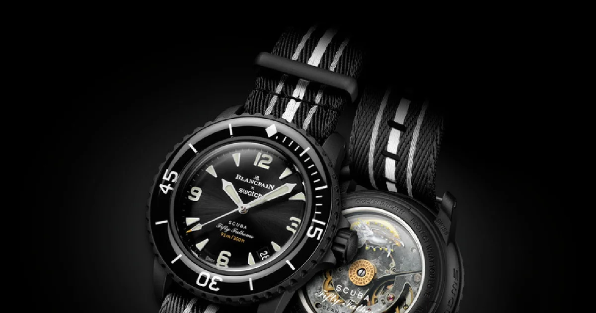 【6/26まで延長SALE❗️】ブランパン✕スウォッチBlancpain 6万円で買えるブランパン】スウォッチとのコラボ新作は「新月