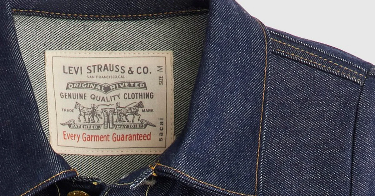 sacai levis ノベルティ　缶バッチ　即日配送　非売品 sacai levi's ノベルティ アクセサリー