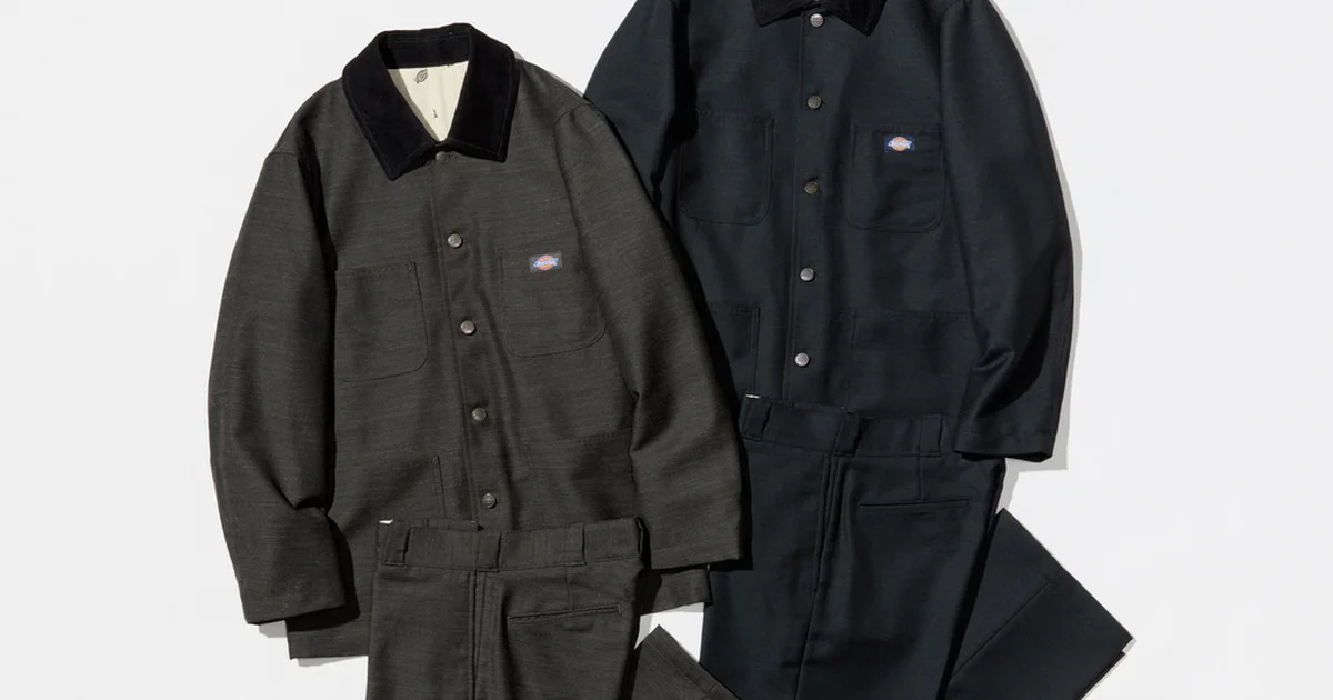 ディッキーズ　セットアップ　ウール Dickies ディッキーズ 23SS ×TRIPSTER トリップスター ウール混