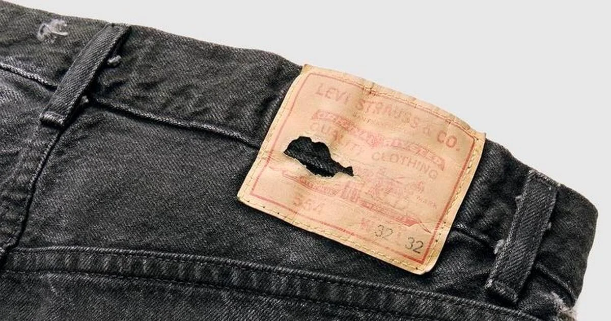 希少❗️早い者勝ち‼️リーバイス プレミアム ファーストモデル ワンウォッシュ 黒M 門りょうちゃん着用 XSサイズあり【Glossy/グロッシー】袖あり