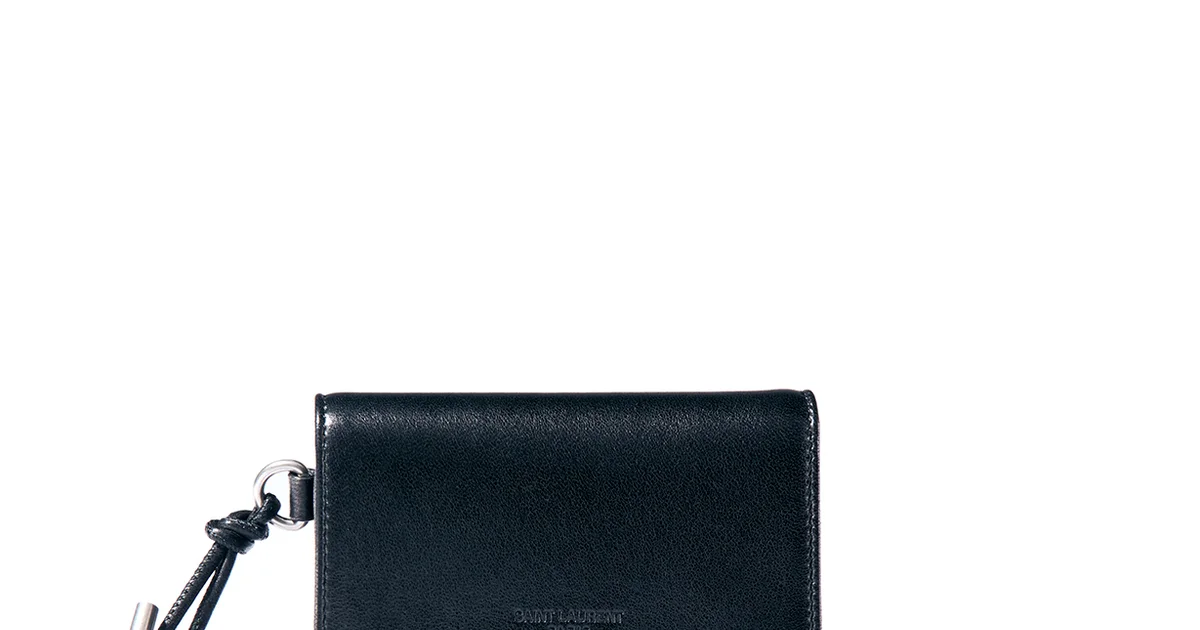 夏ボーナスで買うべき大人の財布】サンローラン｜ネックストラップ付き