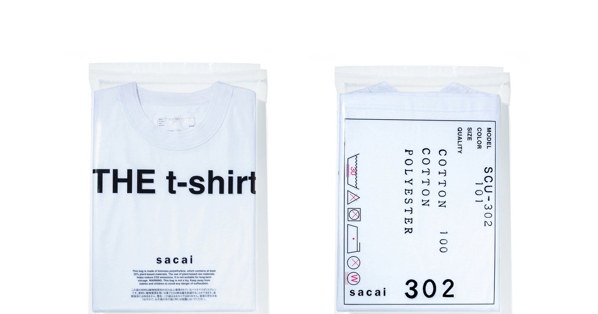 おしゃれな大人のパックT】サカイの「THE t-shirt」に待望の第2弾