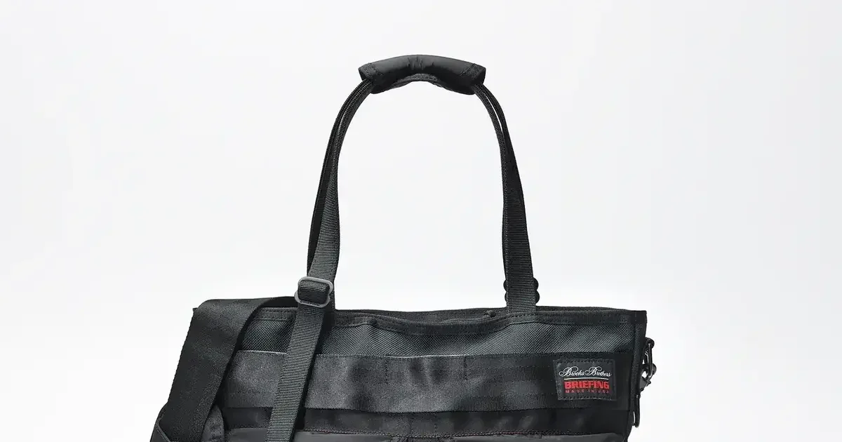 極美品✨ブリーフィングxニューバランス コラボ 2way トートバッグ 黒 通勤 ニューバランス×ブリーフィング最新作は、ドッキング自在な大容量