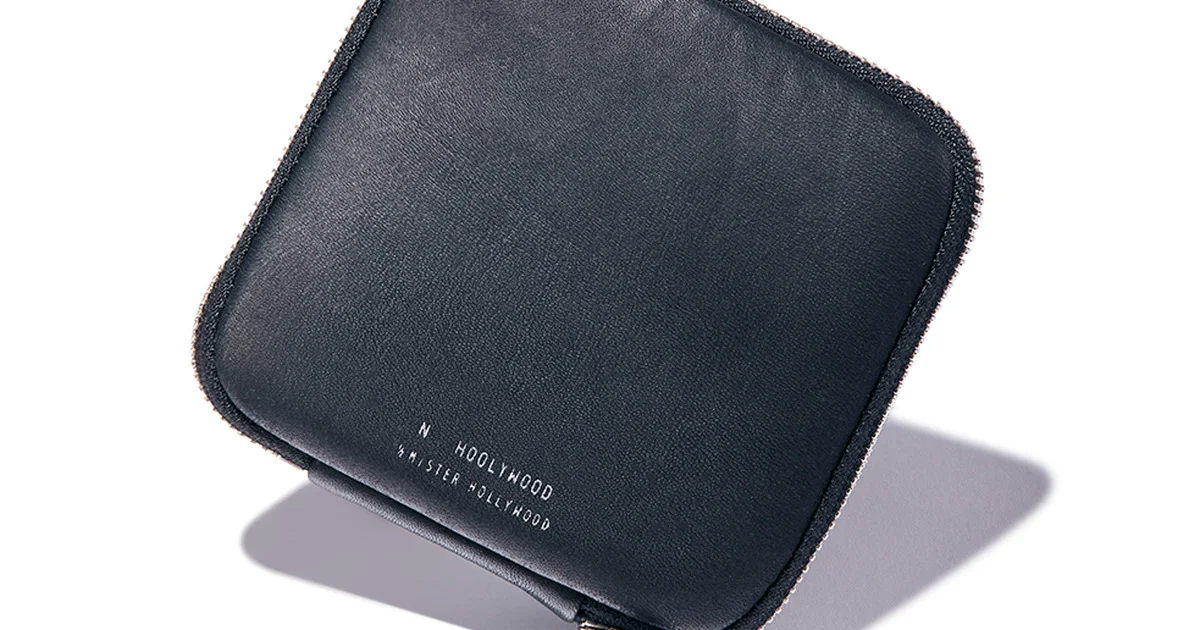 N.HOOLYWOOD - Wallet 二つ折り財布 ネイビー 夏ボーナスで買うべき大人の財布｜防水レザーにマルチポケット