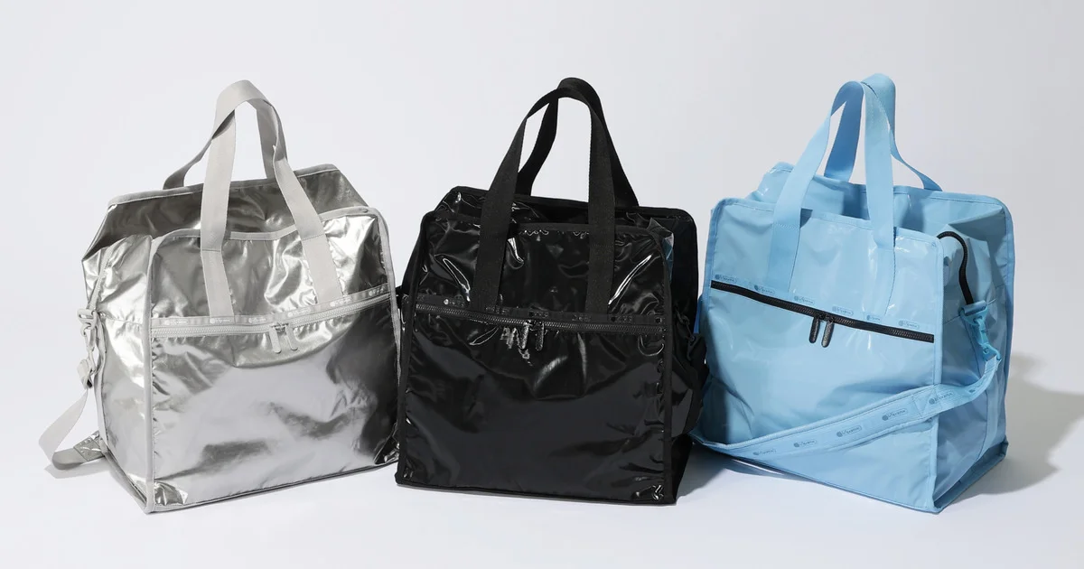 1912　レスポートサック　ひとりっぷ　ポーチ　キョクヤブラック　タグ付き新品 ひとりっぷ® × LeSportsacのリュックをついにゲット | 初めての