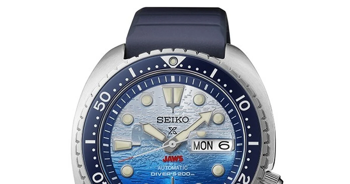 大人のセイコー】ファン垂涎。映画「ジョーズ」公開50周年を記念