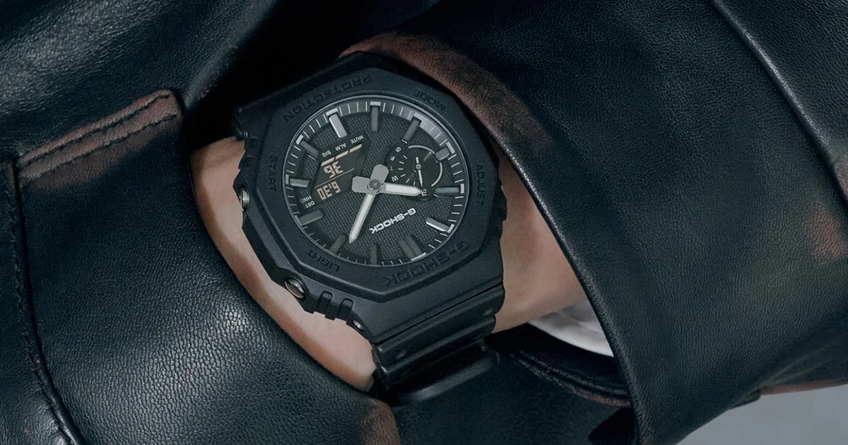 上質すぎる大人のGショック】樹脂&メタル、2つのG-SHOCK「LUXE BLACK