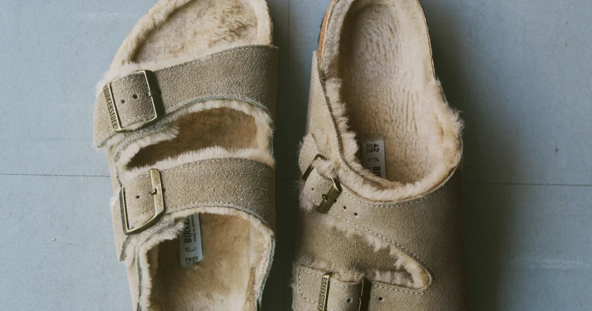 【関税込み】16Arlington ファー & シアリング 大人のビルケンシュトック】人気定番にファーが付いたサンダルで