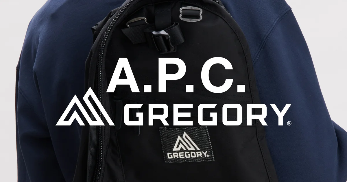 差がつく大人の黒バッグ】完売必至の「A.P.C.×グレゴリー」コラボ。黒