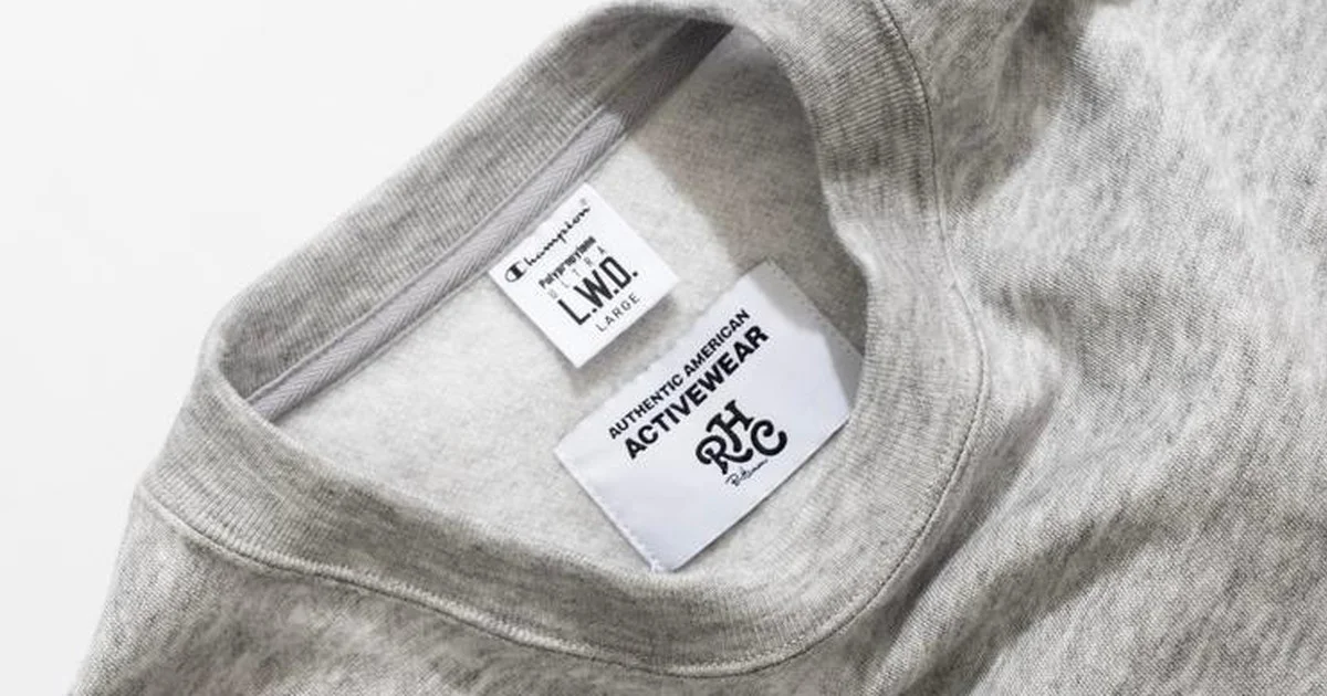 差がつく大人のスウェット】「RHC ロンハーマン」が「チャンピオン」に