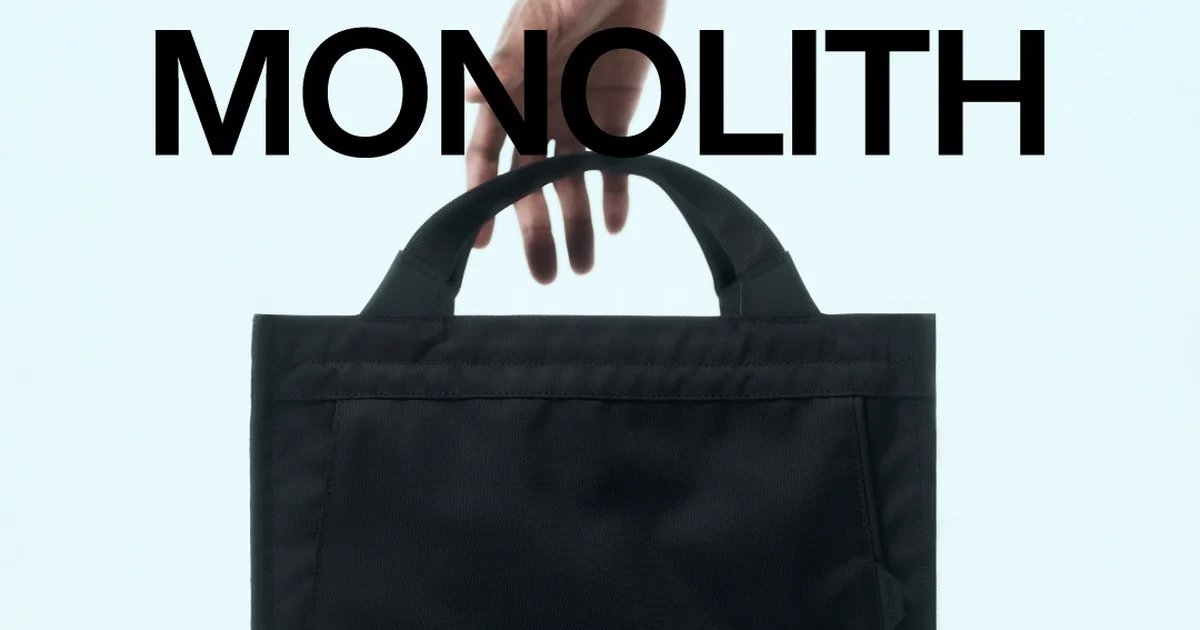 モノリス　ブラック トートバッグ MONOLITH / モノリス】のバッグの魅力と実力を紐解く