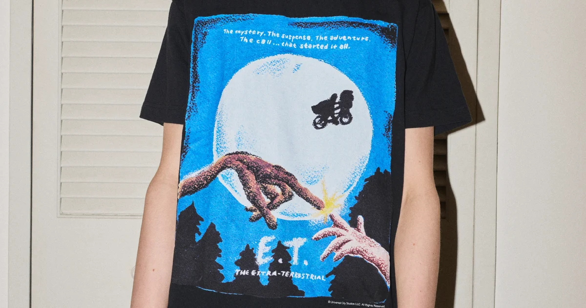 大人が選ぶべき映画Tシャツ】「バッファ」が『E.T.』と初コラボ。名