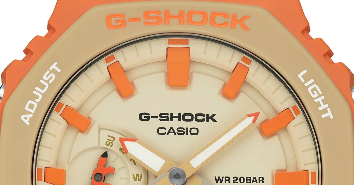 【新品】G-SHOCK × Maison Kitsuné gショック　カシオ カシオ、G-SHOCK×Maison Kitsunéのコラボモデル「GA-2110MK」12月発売