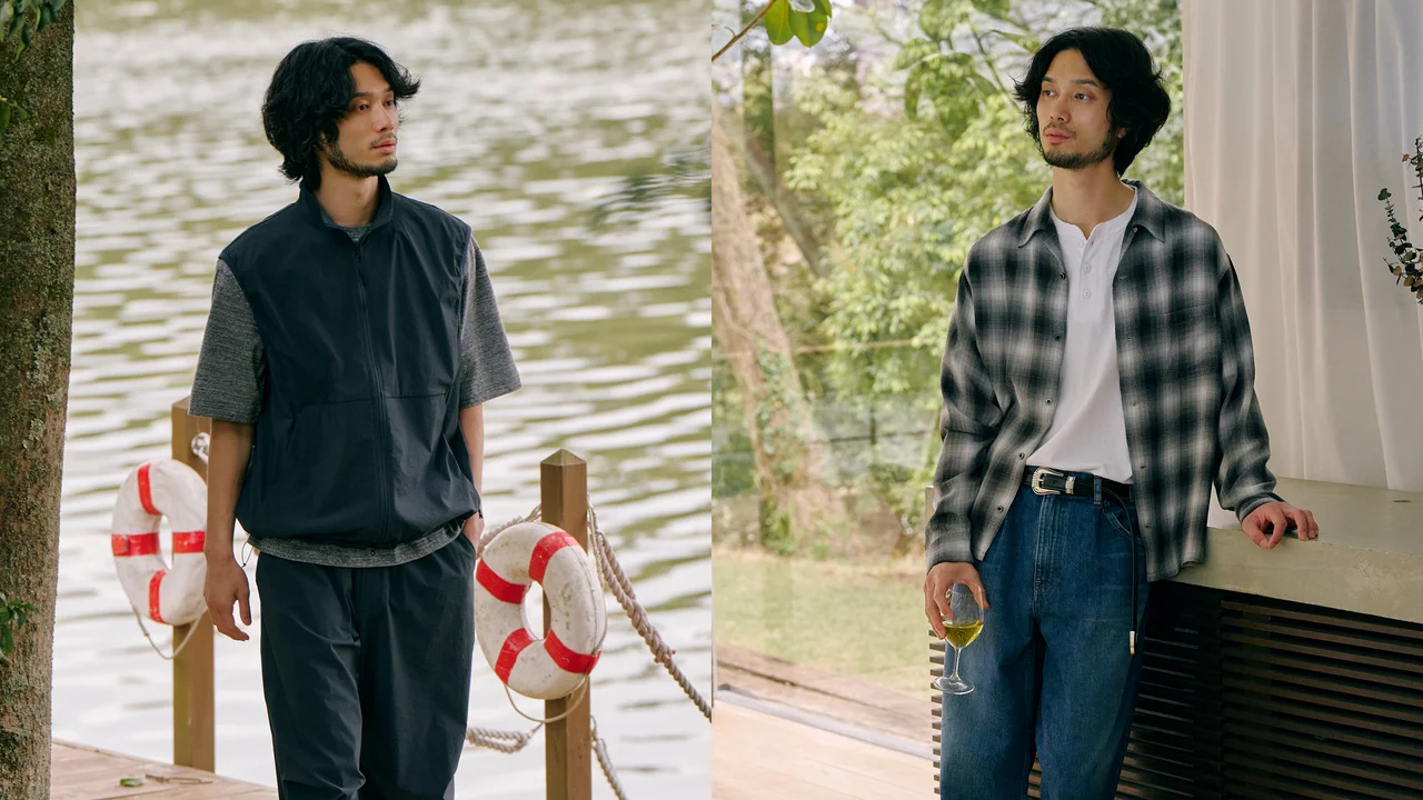 アークネッツの別注アイテムで彩る、旅先の週末スタイル