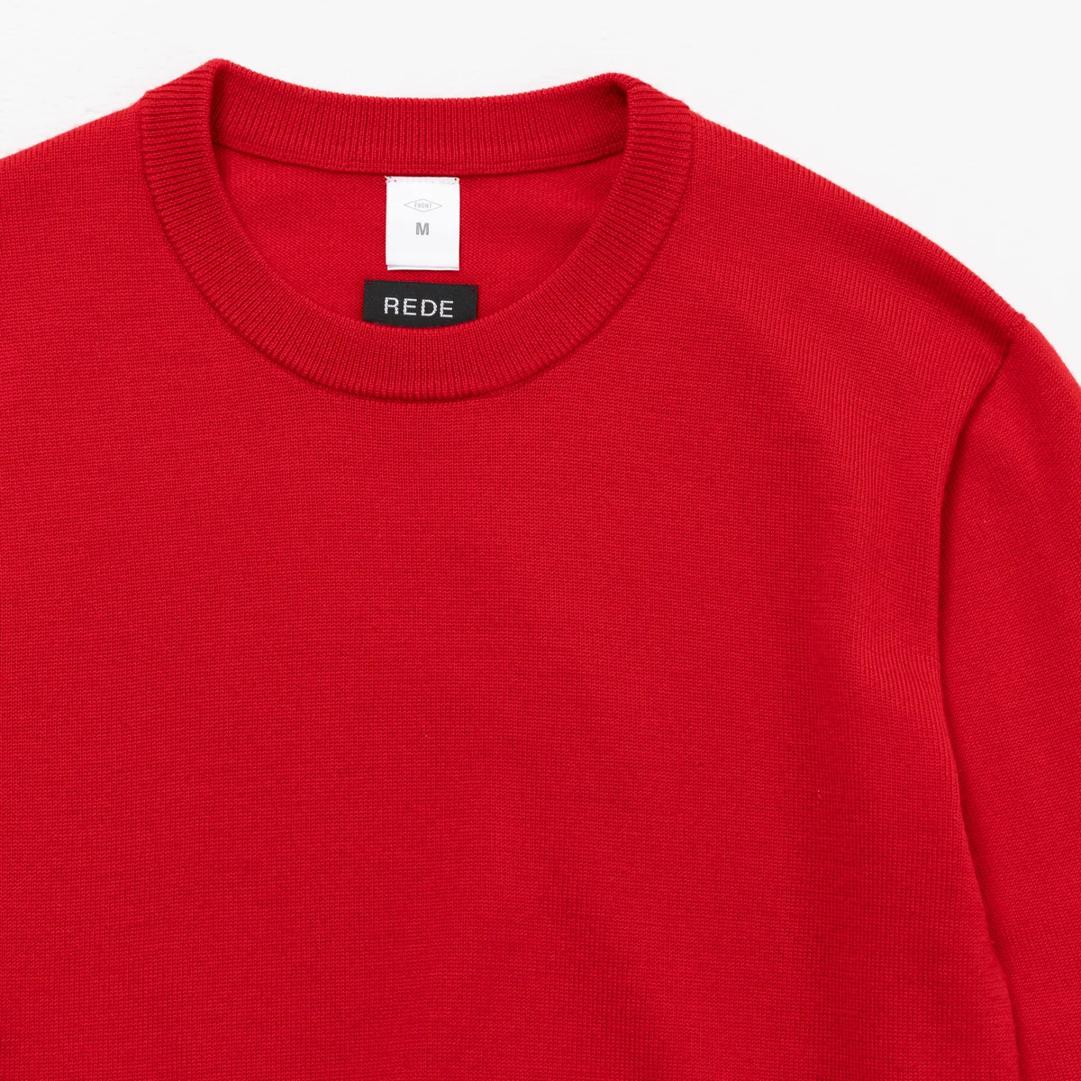 FRONT11201｜REDE W-G Merino Wool Crew Sweater