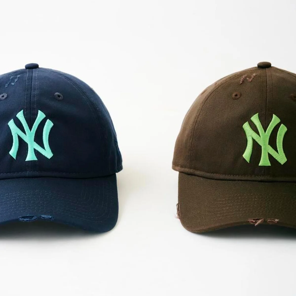 【差がつく大人のニューエラ】ヴィンテージ加工にカラー刺繍が効いた「THE STAND」別注キャップが買い！