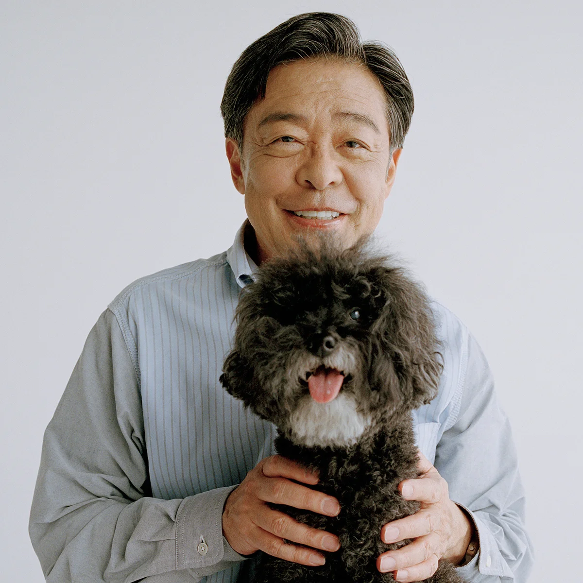 光石 研と愛犬・グリグリ｜人の顔をよく見る子。自分を僕と同じ“こちら側”だと思ってる【犬を愛する男の肖像】