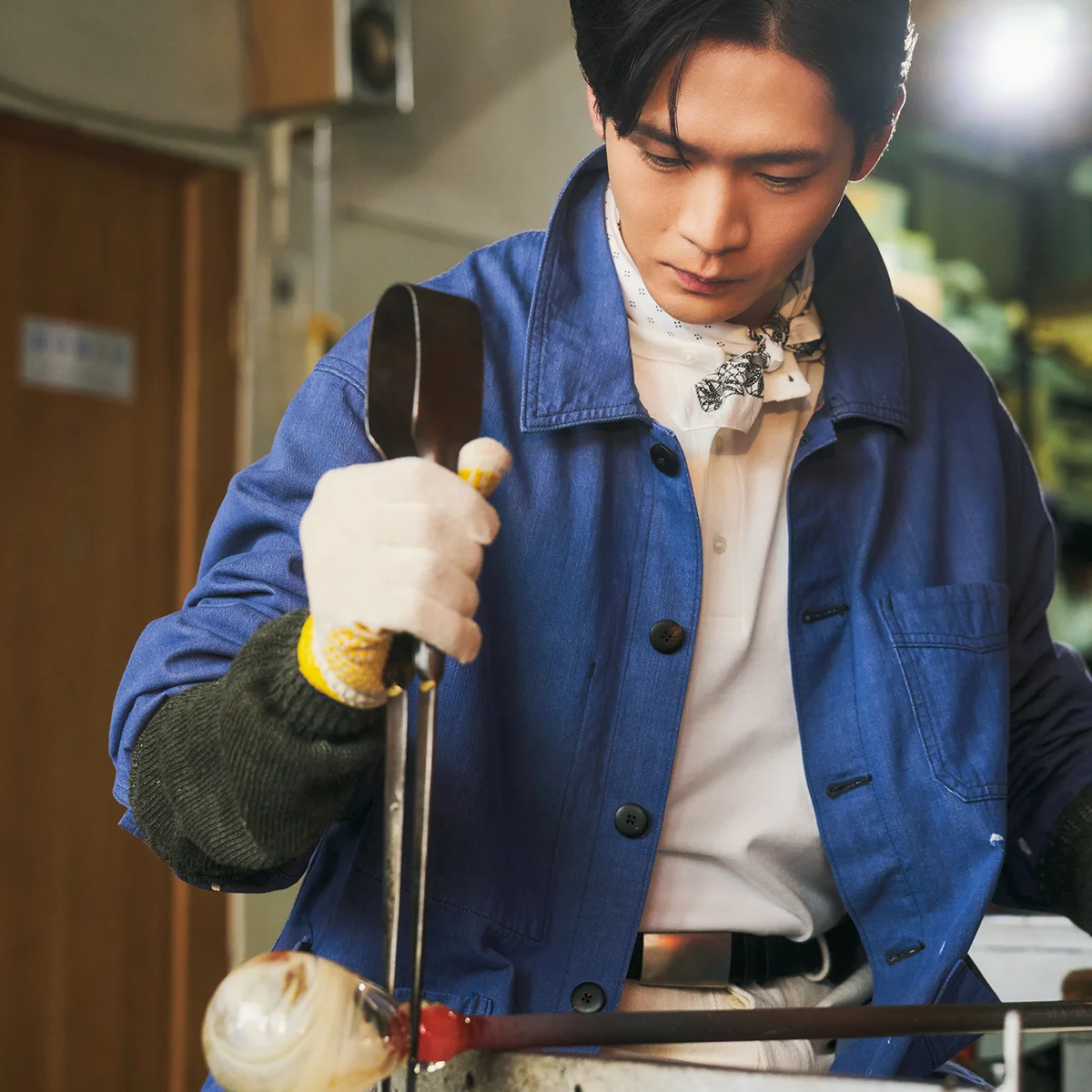 【連載「松下洸平First Light」】第10回は「はじめての吹きガラス」です。