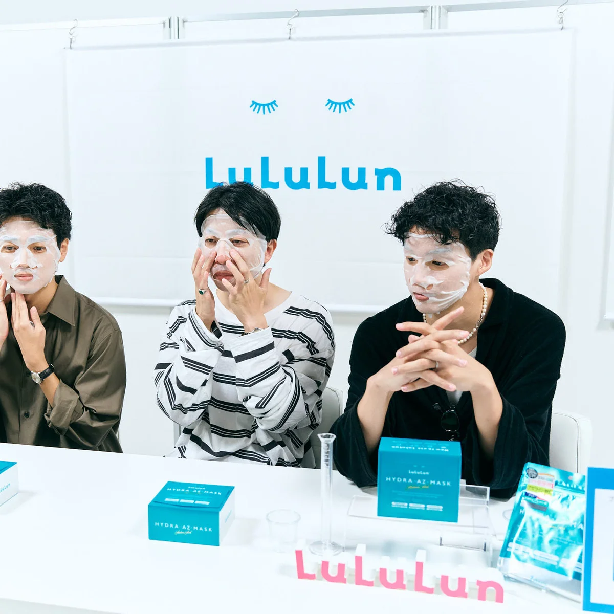 【男の美容フェス！】化粧水代わりの「ルルルン ハイドラ AZ マスク」を体験！　毎日使える新習慣美容に注目せよ