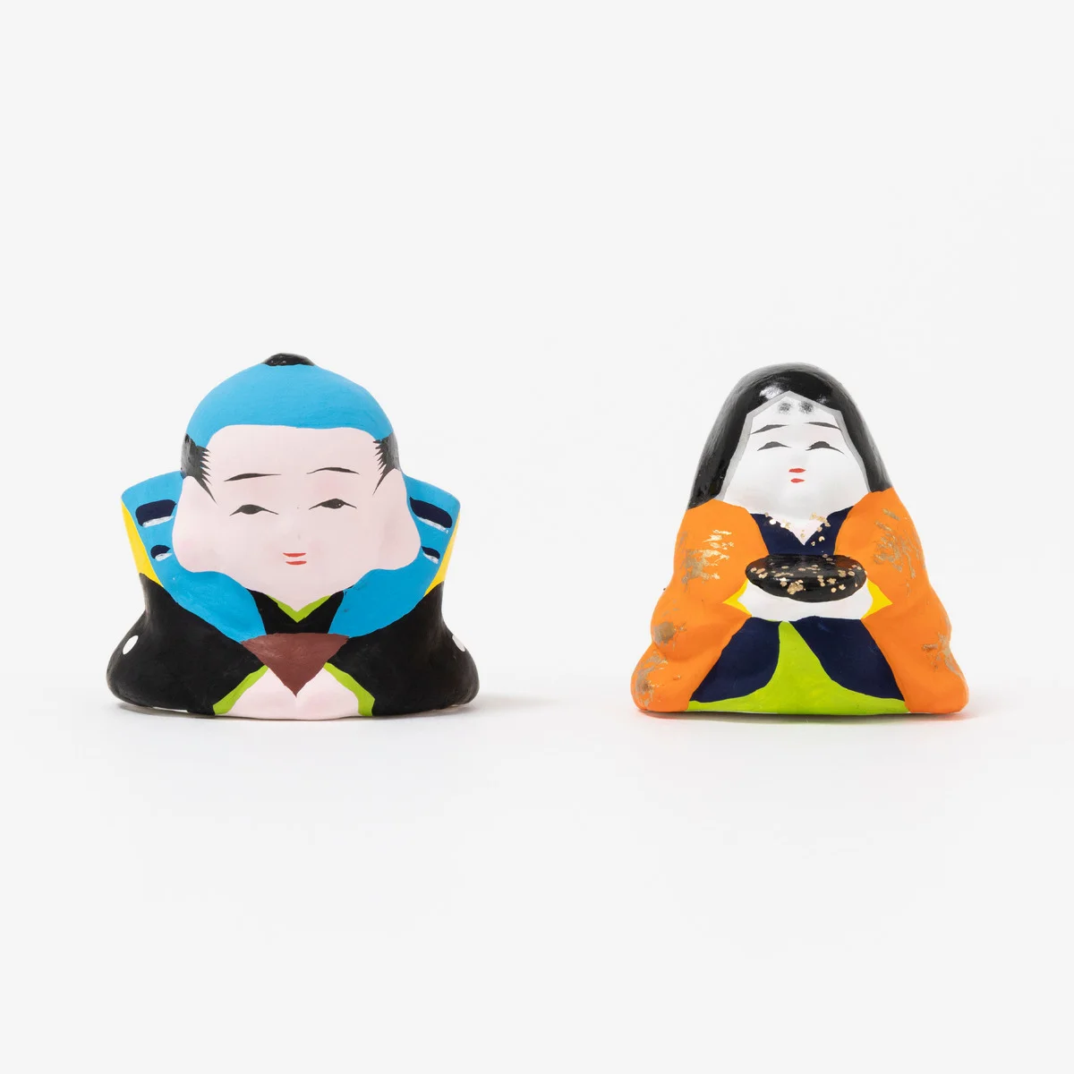 丹嘉｜伏見人形「福一対」