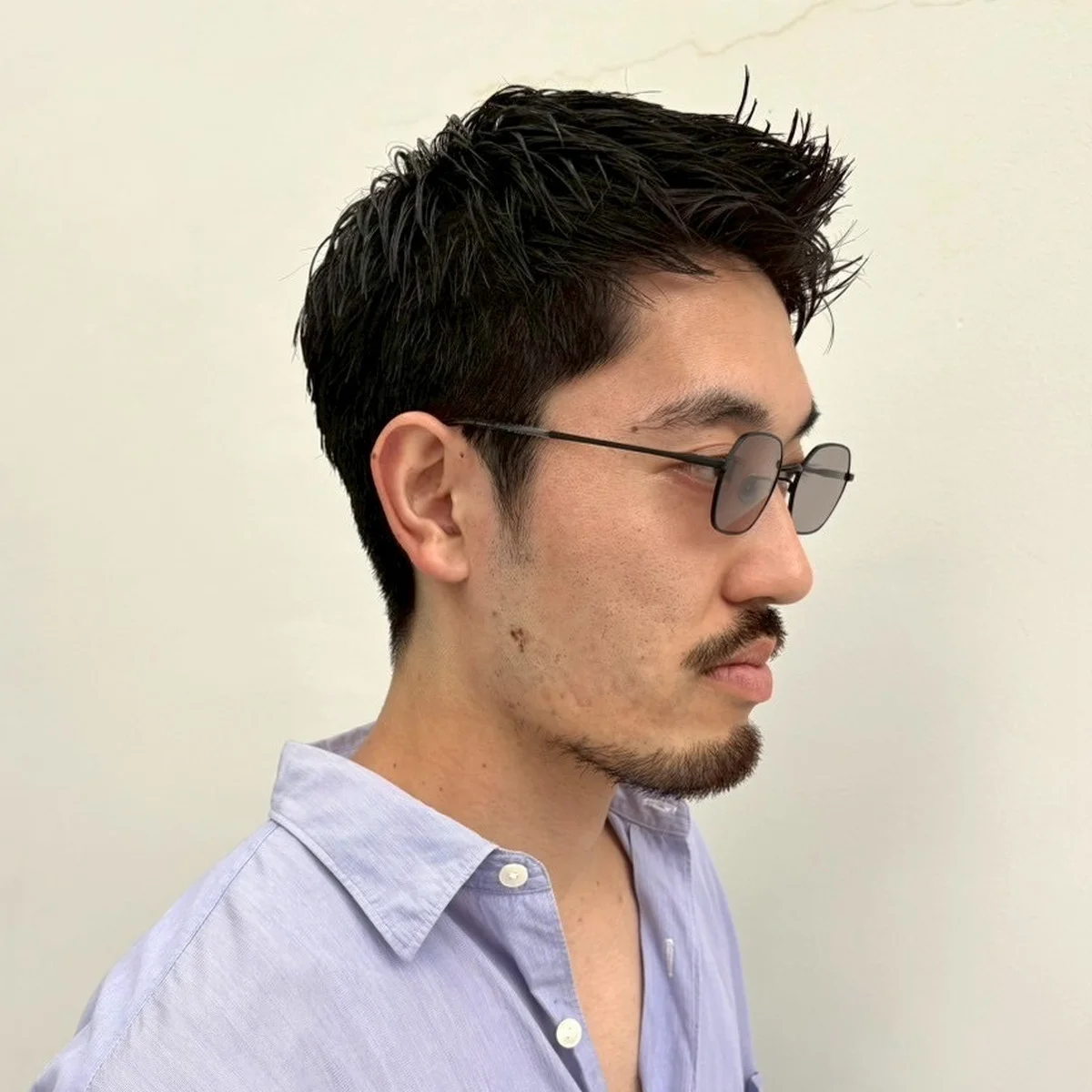 「前髪は長めに残す」