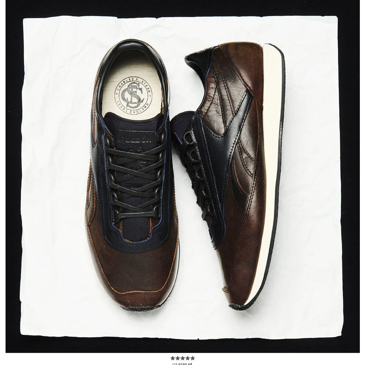 【リーボック】履きこむほどに味わいを増すプレミアムレザーの「カマルグ CF ステッド」【大人がこのスニーカーを買う理由｜小澤匡行】