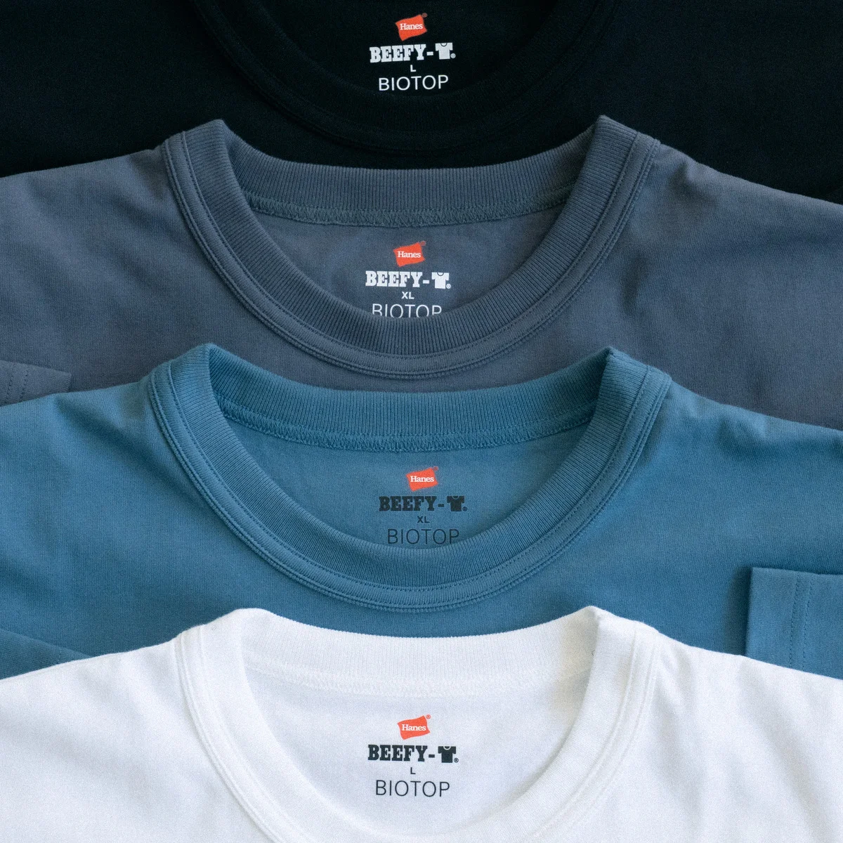 【差がつく大人の「ヘインズ」Tシャツ】新スタンダードフィット誕生。ビオトープ別注のパックTが買い【Hanes】