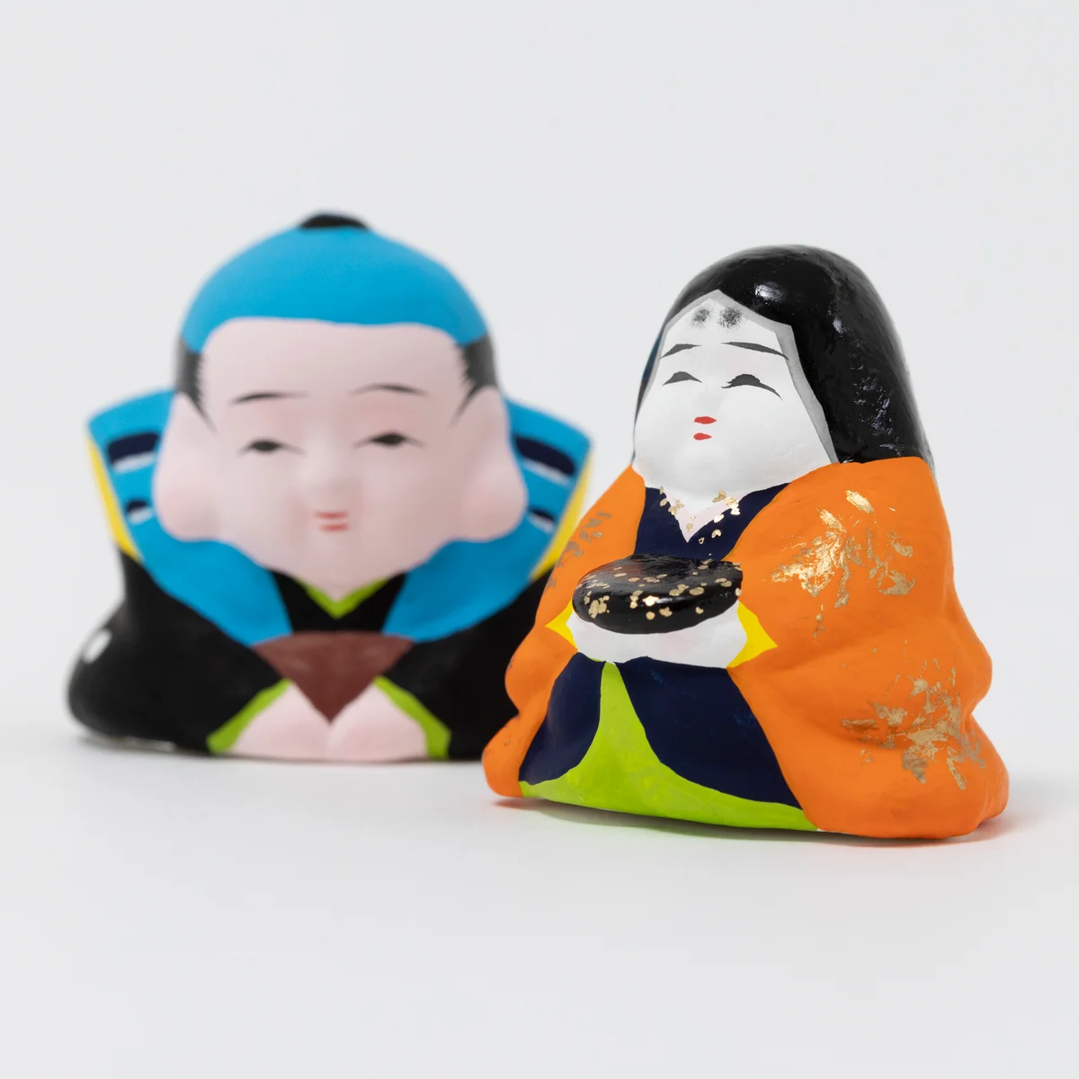 丹嘉｜伏見人形「福一対」